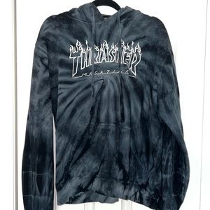 Thrasher tie dye sweatshirt